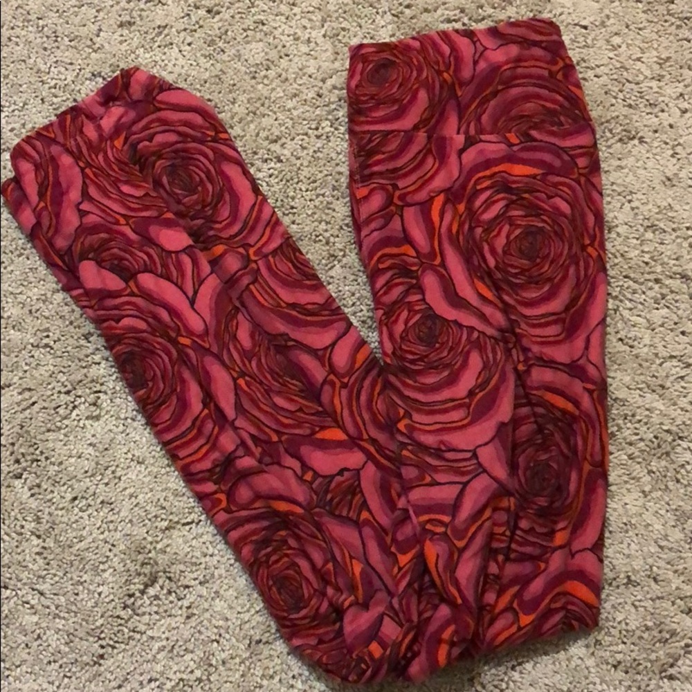 Lularoe leggings Roses